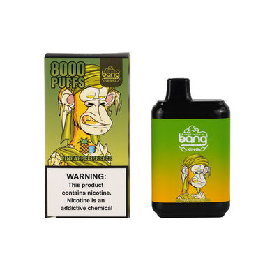 Roi de coup d'OEM 8000 Vape électronique jetable avec 5% Nic Salt