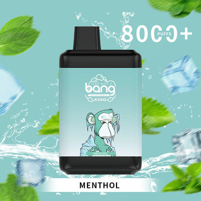 Vapeur rechargeable d'usine de l'Espagne d'actions de coup de nicotine disponible populaire du roi 8000puffs Ecig 2%3%5%