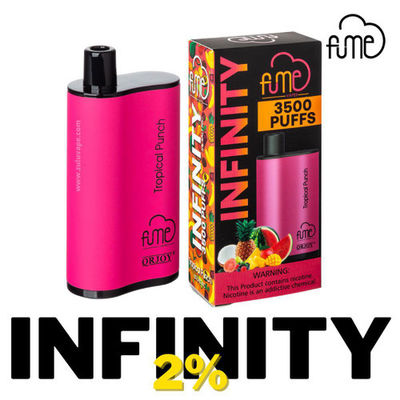 L'infini Etats-Unis VAPE jetable 3500puffs 12ml de vapeur a prérempli l'ejuice 1500mAh