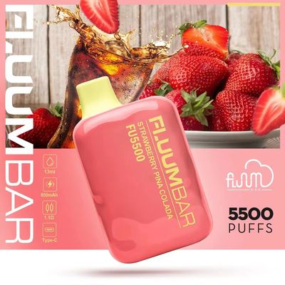 12ml Fluum Bar pré-rempli 5500 saveurs de jus Vape jetable 650mAh