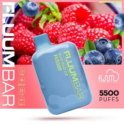12ml Fluum Bar pré-rempli 5500 saveurs de jus Vape jetable 650mAh