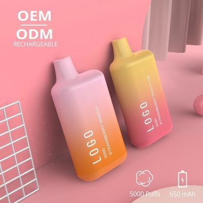 La barre BC5000 d'Elf souffle clope jetable fait sur commande du vaporisateur E d'ODM Vape d'OEM