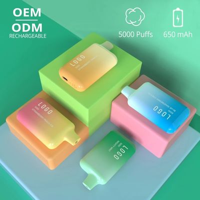 la nicotine jetable Vape de la barre BC5000 de 13ml 650mAh WOEM Elf a mélangé la saveur de fruits