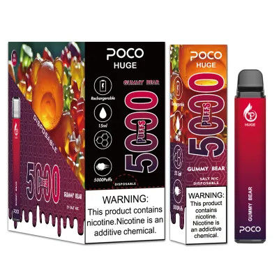 Cigarette électronique originale POCO 5000 de Mesh Coil Big Puffs Rechargeable