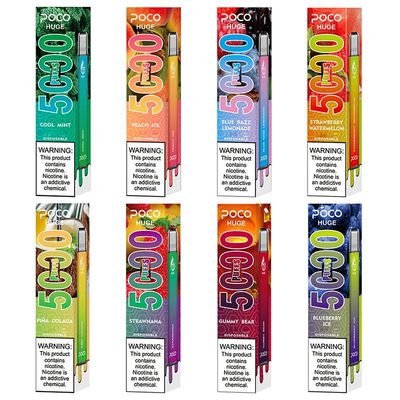15 ml POCO HUGE 5000 bouffées Cigarette électronique jetable avec fonction de débit d'air