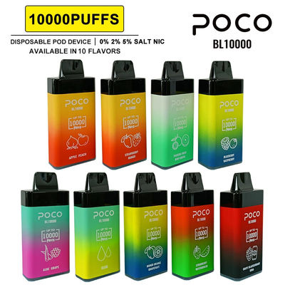 POCO 10000 bouffées Vapor jetable 12000 bouffées E-cigarette pour le vapotage jetable