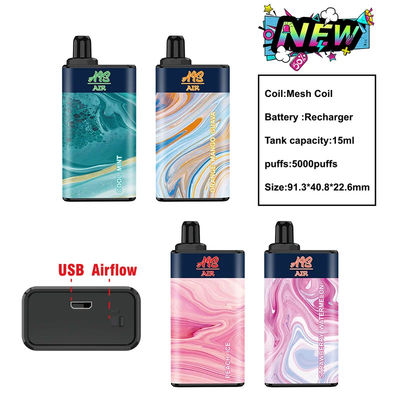 950mAh Ais Air 5000 Bouffées CBD Dispositif de Vape Jetable 15ml