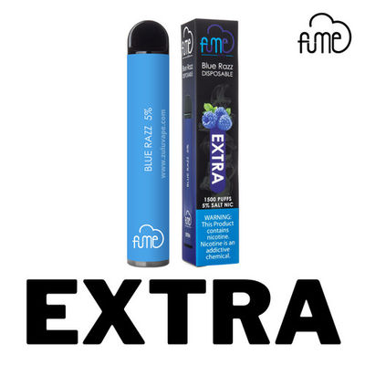 Saveurs multiples Vape de la vapeur 6ml de souffles liquides jetables des frais supplémentaires 1500