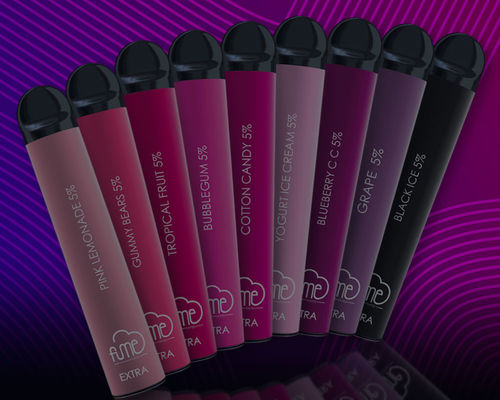 Vapeur 950mAh supplémentaire Nic Salt Vape jetable de banane de fraise de 1500 souffles