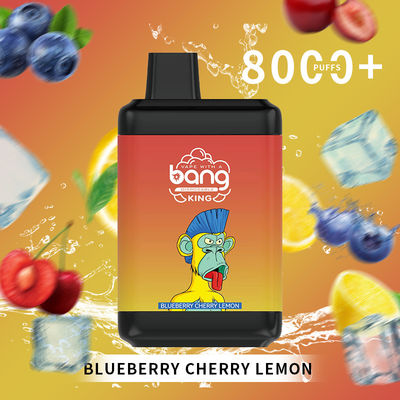 Vapeur rechargeable d'usine de l'Espagne d'actions de coup de nicotine disponible populaire du roi 8000puffs Ecig 2%3%5%