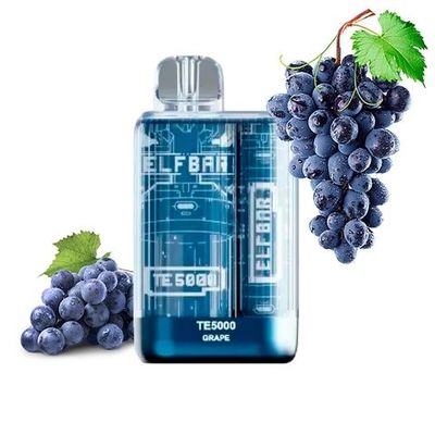 Te5000 glace Vape jetable de raisin d'OEM Vape 13.5ml 5000 souffles 950mah