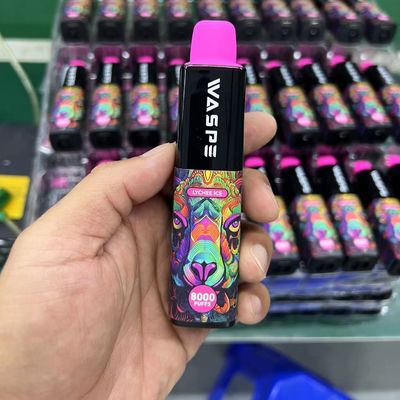 8000Puffs stylo électronique jetable avec port de charge de type C sans