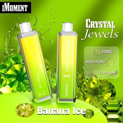 Dispositif jetable à faible teneur en nicotine Vape Crystal Jewels 4500 Puff Dispositif jetable Plus Bar
