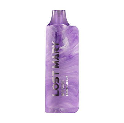 Grade alimentaire SUS404 Elf Bar Vape MO5000 500mAh Batterie rechargeable 50mg (5%) Puissance