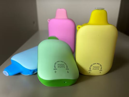 70g/pcs Écran intelligent de vapotage OEM 12ml jetable E Juice 7000 puffs