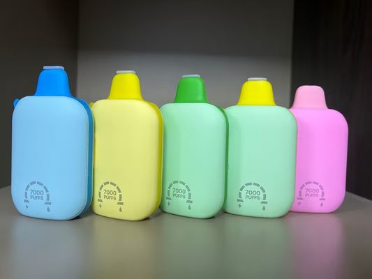 70g/pcs Écran intelligent de vapotage OEM 12ml jetable E Juice 7000 puffs