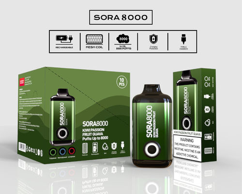 Sora 8000 Puff Cigarette électronique rechargeable