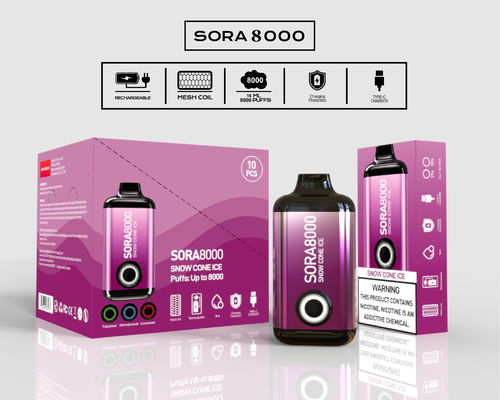 1.1 ohm Résistance 12000 souffle E-cigarette avec 8000 souffle