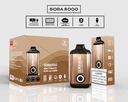 Vapeur à puff avec SUS304 Matériau 14ml Capacité de jus 75g Poids parfait