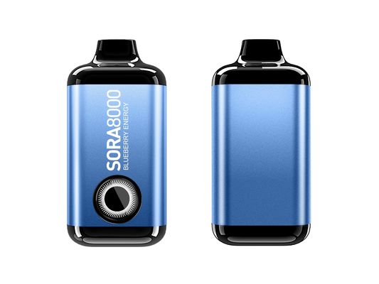 Sora 8000 Puffs 5% de sel Nic pré-rempli Vapor jetable 14 ml 1.1 ohm bobine en maille