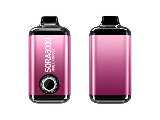 Sora 8000 Puffs 5% de sel Nic pré-rempli Vapor jetable 14 ml 1.1 ohm bobine en maille
