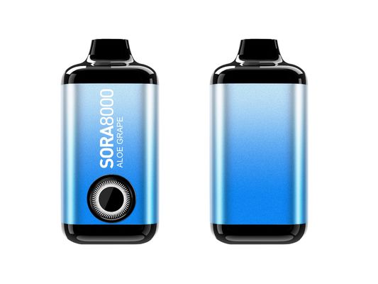 Sora 8000 Puffs Mesh Coil Pré-rempli Vapor jetable avec débit d'air 5% Nic
