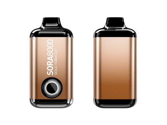 Sora 8000 Puffs Mesh Coil Pré-rempli Vapor jetable avec débit d'air 5% Nic