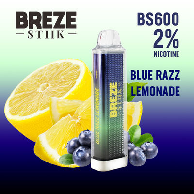 600Puffs stylo à vapotage jetable avec 2 ml de liquide électronique et batterie de 500 mAh