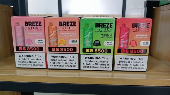 Vape à batterie de 600 mAh pour une résistance à la nicotine de haute performance 20/50 mg
