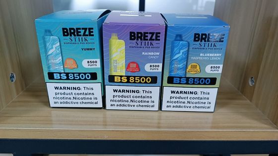 1.2 ohm Résistance Vape puff grand avec carton Package de transport pour les transactions B2B en douceur