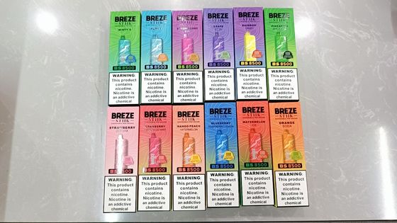 Dispositif de vapotage à usage unique en CBD en maille avec 17 ml de jus pré-rempli et résistance 1.2