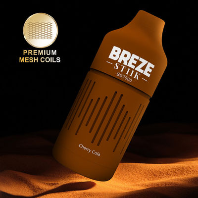 BREZE STIIK BS7500 Vapor jetable Grand bouffé 16 ml Jus pré-rempli 650mAh Batterie