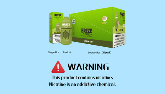 BREZE STIIK Vapor jetable pré-rempli avec batterie de 650 mAh et pointe goutte à goutte