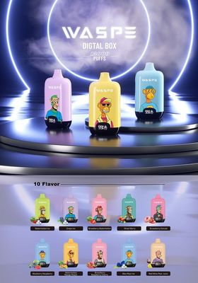 12000Puffs E-cigarette jetable 20 ml E-liquide inclus avec E-liquide et écran à batterie