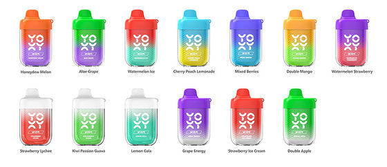 Cigarette électronique haute performance YOXY 9000 Bouffées avec 15 ml E Liquid