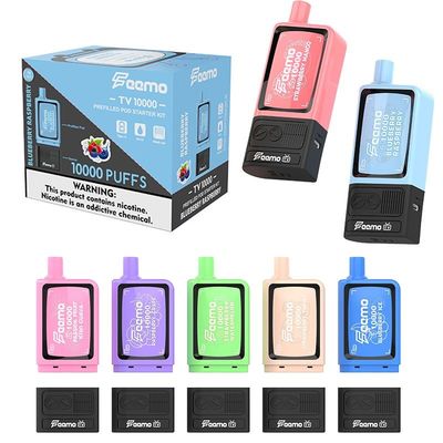 Batterie 650mAh POD Vapor jetable avec plus de 10000 bouffées et 5% de résistance à la nicotine