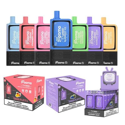 Batterie 650mAh POD Vapor jetable avec plus de 10000 bouffées et 5% de résistance à la nicotine