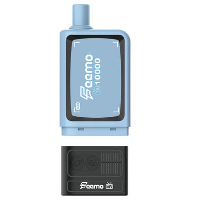 Plus de 10000 bouffées de vapotage jetable POD avec une capacité de cartouche de 20 ml et une charge de type C