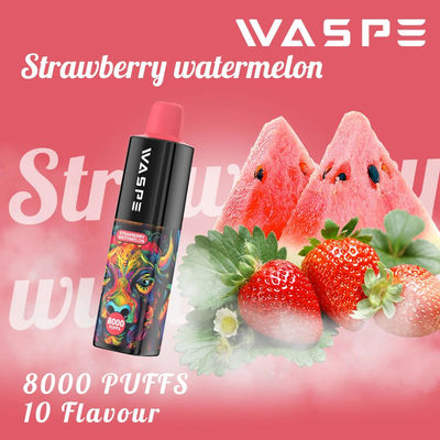 8000Puffs jetables 16 ml de jus électronique de cigarette électronique 10 saveurs pour le vapotage pratique