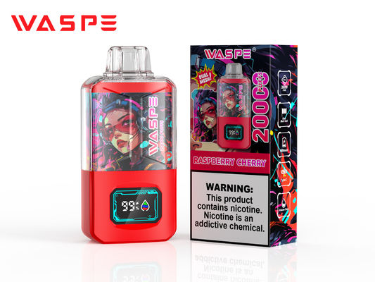 Type C Vape 20000 Puffs écran d'affichage 0/2%/3%/5% Kit Nic .