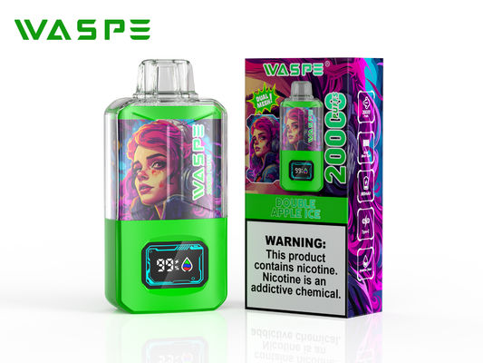 Type C Vape 20000 Puffs écran d'affichage 0/2%/3%/5% Kit Nic .