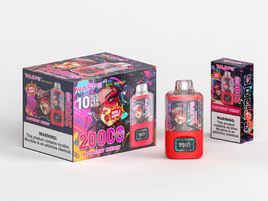 Port de charge de type C Vape à gros bouffons Sus304 24 ml Capacité de jus avec Nic 0% 2% 3% 5%
