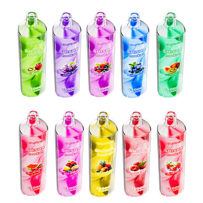 Vape personnalisé RGB Light avec batterie de 650 mAh 25 ml Capacité de jus 15000 bouffées