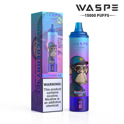 Capacité de jus de 22 ml Vape à gros bouffées avec batterie de 650 mAh et résistance de 0,8 ohm 15000 bouffées