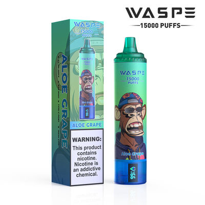 Fruity Flavors Big Puff Vape avec une capacité de batterie de 650 mAh Couleurs OEM et 15000 puffs étendus