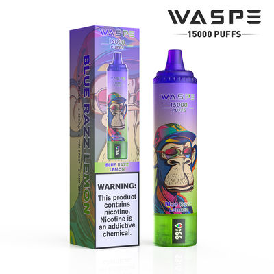15000 Puffs Fruits Série Arôme avec 22 ml Capacité de jus SUS304 et couleurs personnalisables