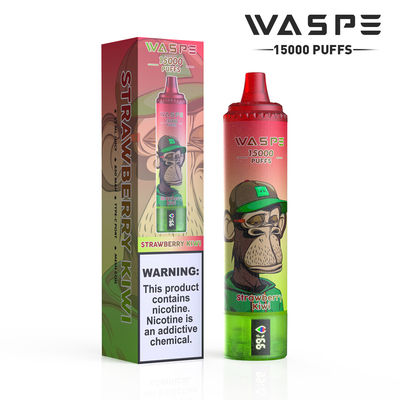 15000 Puffs Fruits Série Arôme avec 22 ml Capacité de jus SUS304 et couleurs personnalisables