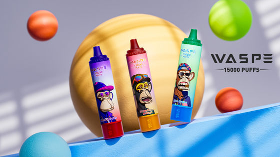 SUS304 Écran d'affichage Vape Kit de démarrage 22 ml Capacité de jus 12 saveurs fruitées