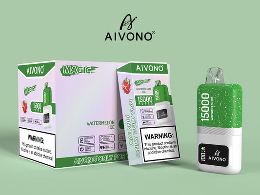 600mAh Smart Vape Pen avec écran de 15 fruits et logo personnalisé