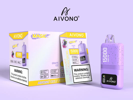 600mAh Smart Vape Pen avec écran de 15 fruits et logo personnalisé